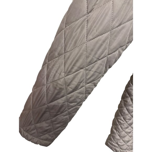 Michael Kors Anorak Women's Coat Quilted Jacket Tan Hooded Zip Size Small - Picture 2 of 13